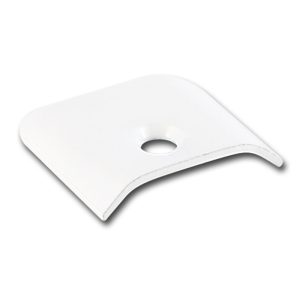 End Cap, 1-3/8″ x 1-1/4″, Polar White, 10 Pack